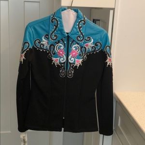 Studded Horsemanship/rail show shirt